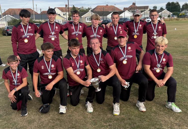 Cresselly pose with their hard-won trophy